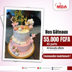 Gâteau Oh Baby — 45 parts