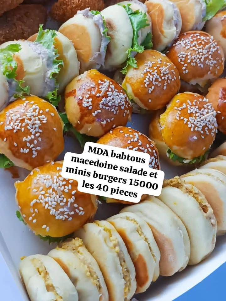 Babtous + Macédoine + Mini Burgers