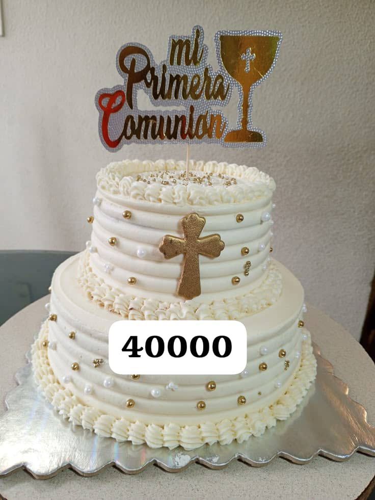 Gâteau Communion 2 étages