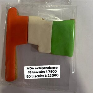 Biscuits Drapeau Côte d'Ivoire