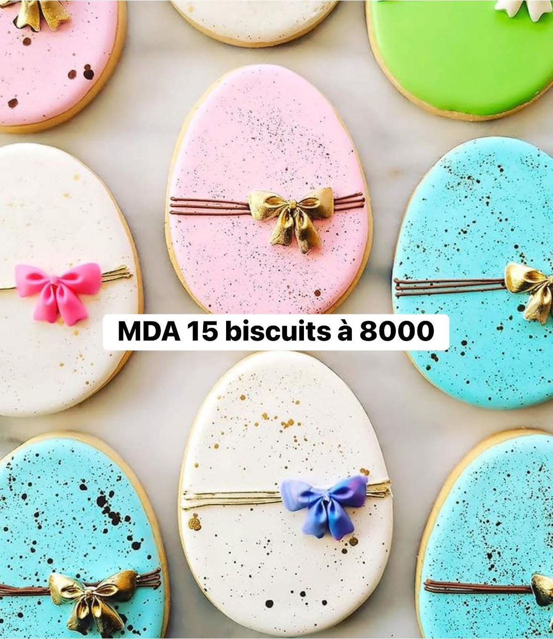 Biscuits Œufs Décorés