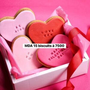Biscuits Cœurs Saint-Valentin