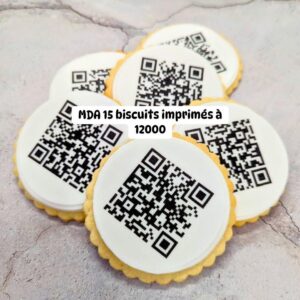 Biscuits Imprimés QR Code